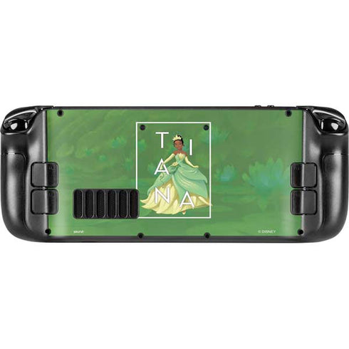 Disney Princess Tiana Floral Steam Deck Handheld Gaming Computer Skin